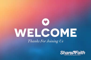 Survivor Sunday Welcome Motion Graphic