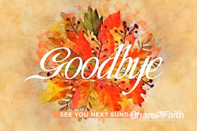 Choose Joy Goodbye Motion Graphic