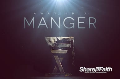 Manger Of Jesus Christmas Motion Graphic