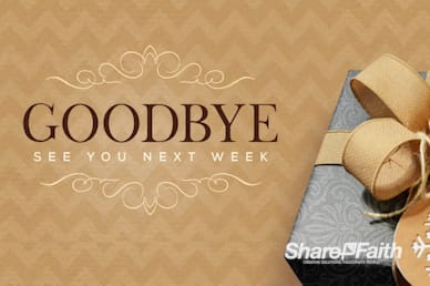 God's Gift Christmas Goodbye Motion Graphic