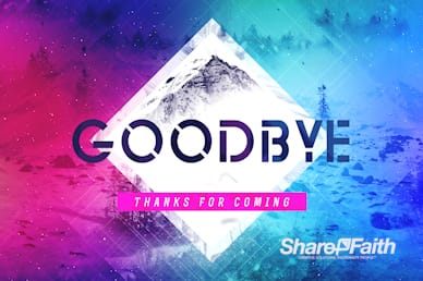 Winter Retreat Goodbye Motion Graphic