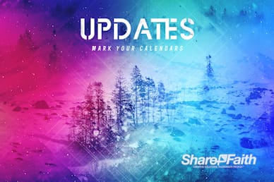 Winter Retreat Announcements Motion Graphic