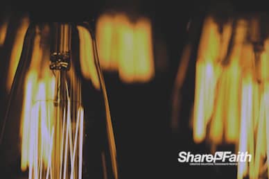 Christmas Light Bulb Motion Background