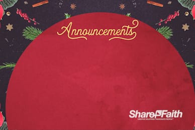 Come Home This Christmas Church Announcements Video