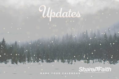 You Are Invited To Christmas Announcements Motion Graphic