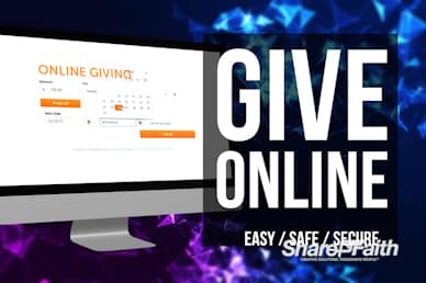 Online Giving Form Announcement Video