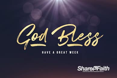 Open Hands Tithing Church Goodbye Motion Graphic