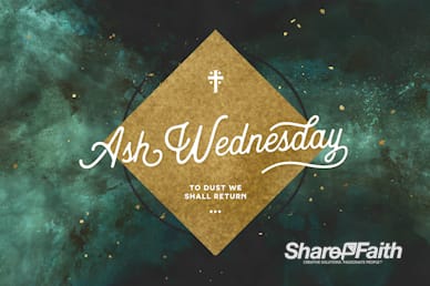 Ash Wednesday Church Service Bumper Video
