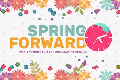 Daylight Saving Time Spring Forward Video Loop