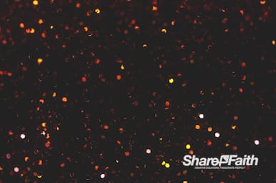 Glitter Embers Worship Motion Background