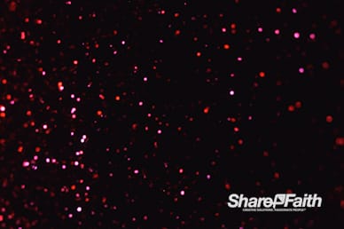 Glitter Sparks Worship Video Background