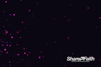 Floating Glitter Worship Video Background