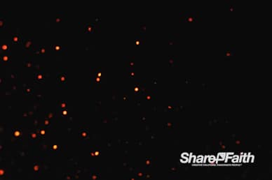 Falling Embers Glitter Worship Video Background