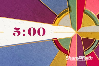 Stained Glass Easter Countdown Video