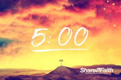 He Is Risen Easter Cross Countdown Video