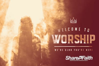 Risen King Easter Church Welcome Bumper Video