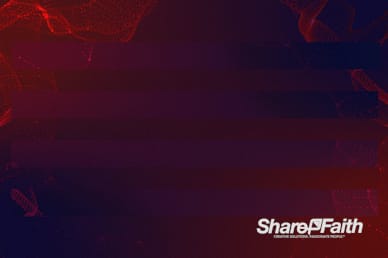 Dark Red Particle Wave Worship Video Background
