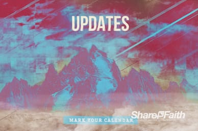 Unshakeable Faith Announcements Motion Graphic