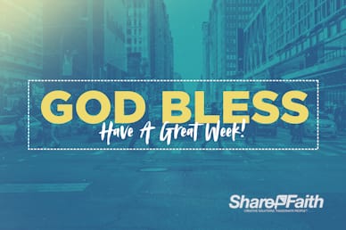 Church Missions Trip Goodbye Motion Graphic