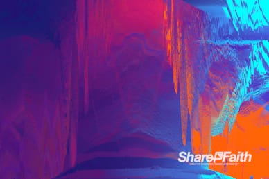 Pixel Distortion Wave Worship Motion Background