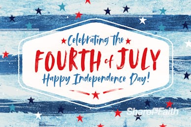Fourth Of July Church Motion Graphic