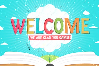 Kid's Church Service Welcome Video Loop