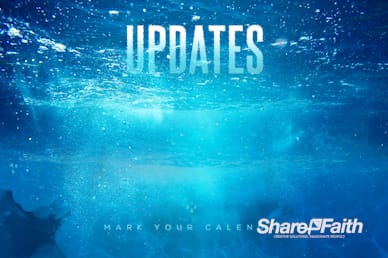 Baptism Sunday Church Announcements Motion Graphic