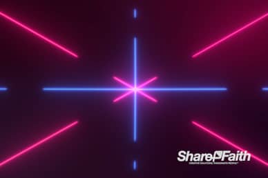 Laser Crossbeam Worship Video Loop