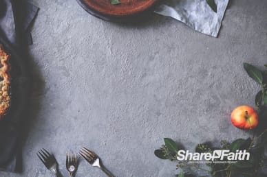 Thanksgiving Dinner Background Motion Loop