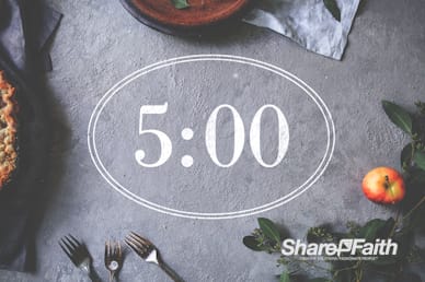 Thanksgiving Dinner Countdown Video