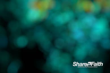 Green Bokeh Motion Background