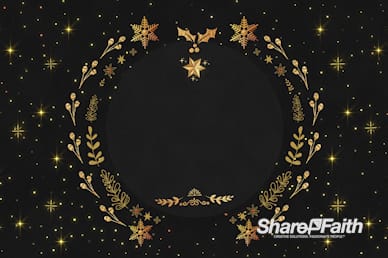 Christmas Eve Service Motion Background Loop