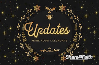 Christmas Eve Service Announcements Video