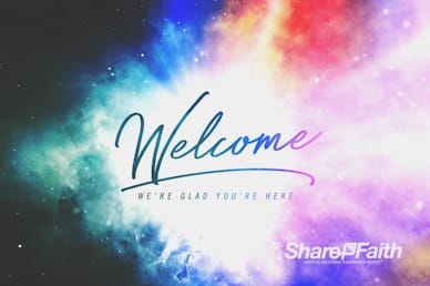 Advent Christmas Church Welcome Video Loop