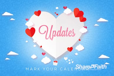Love Is In The Air Valentine's Day Announcements Bumper Video