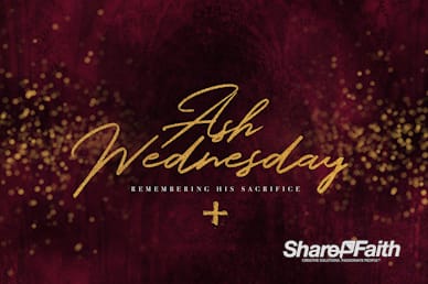 Ash Wednesday Season Of Lent Service Bumper Video