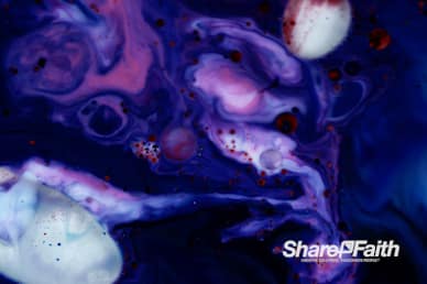 Abstract Galaxy Drops Worship Video Background