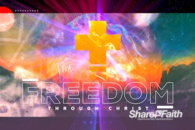 Freedom Through Christ Service Motion Graphic
