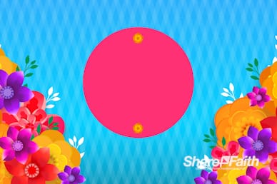 Happy Mother's Day Flowers Motion Background