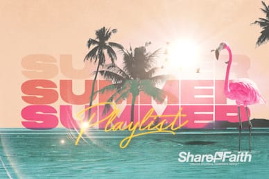 Summer Playlist Church Motion Graphic