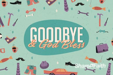 Manly Father's Day Goodbye Motion Graphic