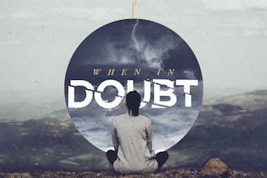 When in Doubt Church Title Video Loop