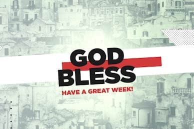 Mission Minded God Bless Church Motion Graphic