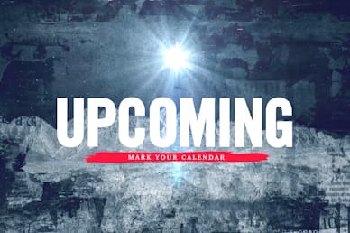 Good News Upcoming Events Church Motion Graphic