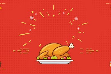 Holiday Food Drive No Text Church Motion Graphic
