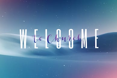 Peace On Earth Welcome Church Motion Graphic