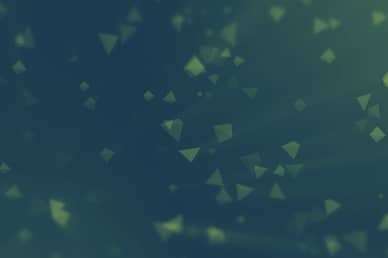 Worship Triangles Turquoise Green Gradient Video Loop