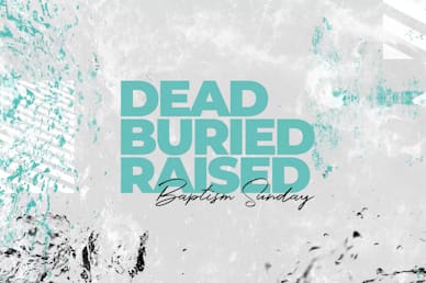 Baptism Sunday Title Church Motion Graphic