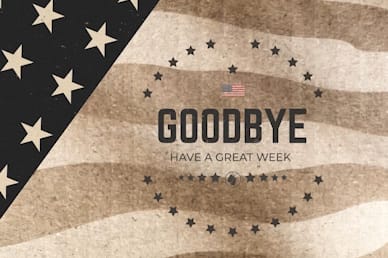 Memorial Day Goodbye Church Motion Graphic