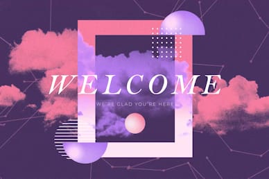 Vision Sunday Purple Welcome Church Video